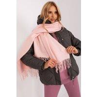 Love Lace Women's Warm Long Winter Scarf with Decorative Tassels Soft Wrap in Pink