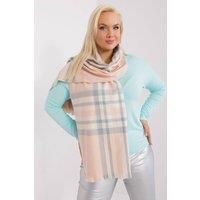 Love Lace Women's Long Colorful Plaid Polyester Scarf for Fall Winter Wrap in Pink