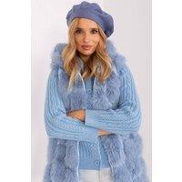 Love Lace Women's Beret Classic Wool Style Hat for Everyday Headwear Warm Winter in Blue