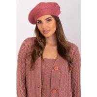 Love Lace Women's Classic Wool Beret Hat Soft Warm Everyday Street Style Headwear in Pink