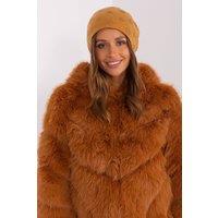 Love Lace Women's Warm Winter Cashmere Beanie Hat with Rhinestone Sparkle Decoration in Yellow