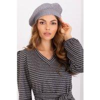 Love Lace Women's Modern Wool Beret Hat Soft Warm Classic Style Headwear Everyday in Grey