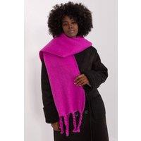 Love Lace Women's Long Smooth Polyester Scarf with Subtle Tassels Warmth for Winter in Violet