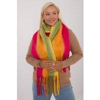 Love Lace Women's Autumn Winter Polyester Tassel Scarf Smooth Color Pattern in Green