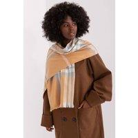 Love Lace Women's Shawl Style Plaid Polyester Scarf for Fall & Winter Wrap in Brown
