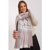 Love Lace Women's Violet Plaid Long Polyester Scarf for Fall & Winter Wrap in Mauve