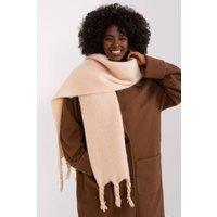 Love Lace Women's Smooth Polyester Tassel Scarf Long Lightweight Fall Wrap in Beige