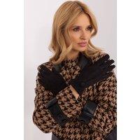 Love Lace Women's Insulated Phone Touch Gloves with Pattern & Flower Embroidery in Black | Size: S/M