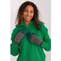 Love Lace Women's Touchscreen Insulated Knit Gloves with Removable Lining Flower in Green | Size: Large/XL