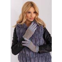 Love Lace Women's Smooth Touchscreen Winter Gloves Removable Knit Insulation Flower in Grey | Size: Large/XL