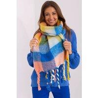 Love Lace Women's Long Colorful Plaid Scarf with Tassels for Fall Winter Wear