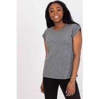 Love Lace Women's Straight Cut Short Sleeve T-Shirt for Everyday in Grey | Size: XS