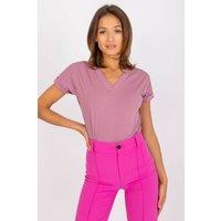 Love Lace Women's Basic Short Sleeve T-Shirt in Pink | Size: S/M