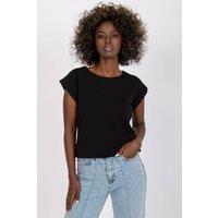 Love Lace Women's Everyday Straight Cut Short Sleeve T-Shirt Style 168472 in Black | Size: Large