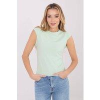 Love Lace Women's Everyday Sleeveless Jersey Round Neck Top in Green