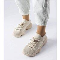 Love Lace Women's Summer Fabric Sneakers with Durable Beige Rubber Sole Comfort | Size: 5.5