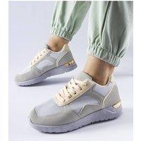 Love Lace Women's Gallo Sneakers for Spring Summer Active Comfort Gray Sole in Grey | Size: 6.5