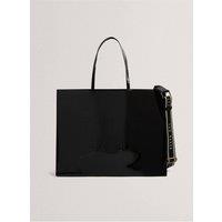 Ted Baker Women's ICONNA Webbing Extra Large Icon Bag Jet-Black in Black