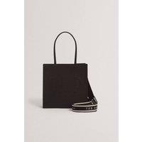 Ted Baker Women's ICONICA Webbing Small Icon Bag Jet-Black in Black