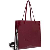 Ted Baker Women's ICONNY Webbing Large Icon Bag Oxblood in Burgundy