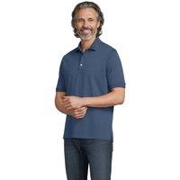 Lands' End Men's Supima Polo Shirt, Traditional Fit in Mid Blue | Size: Medium