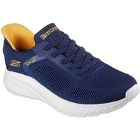 Skechers Men's BOBS Sport Squad Chaos Solid Step Shoe in Navy | Size: 7