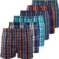 Kandor Men's Hexster Woven Boxers 6 Pack | Size: Large