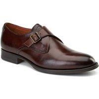 Base London Men's Faraday Single Monk Shoe in Brown | Size: 10