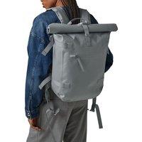Quadra Men's Tailored Luxe Roll Top Backpack in Pale Grey