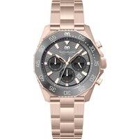 TechnoMarine Men's TM-225087 44mm Quartz Watch in Rose Gold
