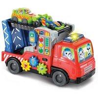 Vtech Road Rescue Car Carrier Childrens Red Activity Truck