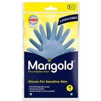 Marigold Sensitive Skin Gloves Medium - Latex-Free in Blue
