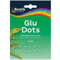 Bostik Blu-Tack Glu Dots Removable 64's - 30800951 in Clear