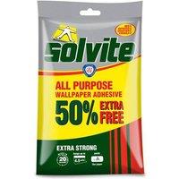 Solvite All Purpose Adhesive Thrift 500g - Extra Strong Wallpaper Adhesive in Yellow