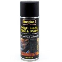 Rustins High Heat Aerosol 400ml Black - HRBL400