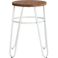 Orsina District Hairpin Stool in White