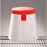 Orsina Red Tag Bread Bin in White