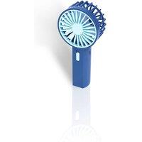 Prem-i-Air Mini USB Rechargeable Hand Held Fan With Strap Blue