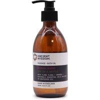 KDMD Sensual Aromatherapy Massage & Bath Oil 300ml Relax & Awaken Sense in Brown