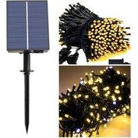 KDMD Solar 500 LED Fairy Lights String 50m Outdoor in Black