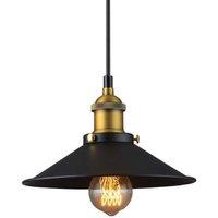 COMELY Industrial Chandelier, Vintage Edison Style Metal Black Ceiling Lights