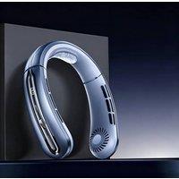 Quipulse Portable Neck Fan with Surrounding Cool Air in Blue