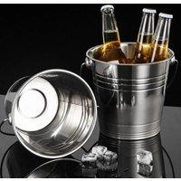 SPETLEK Stainless Steel Ice Bucket With Handle 3L in Silver | Size: 0.6m2