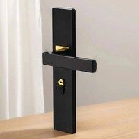 SPETLEK Durable Silent Bearing Door Handle Lock black gold