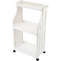 SPETLEK storage unit, compact plastic rack in White | Size: 0.6m2