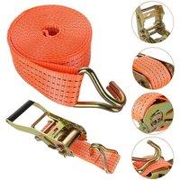 EONLION 1x Ratchet Ties Down Straps in Orange | Size: 100g