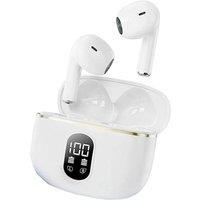 Kelvenix Bluetooth 5.3 Wireless Earbuds In-Ear Headphones in White