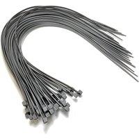 SPETLEK Grey Nylon Cable Ties 300mm x 4.8mm Pack of 50 | Size: 10000mm x 520mm