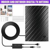 SPETLEK TV Aerial Indoor TV Antenna with Amplifier Signal in Black