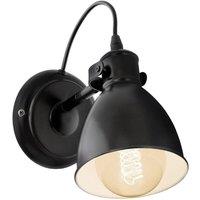 Eglo Priddy Metal Wall Spot Light in Black